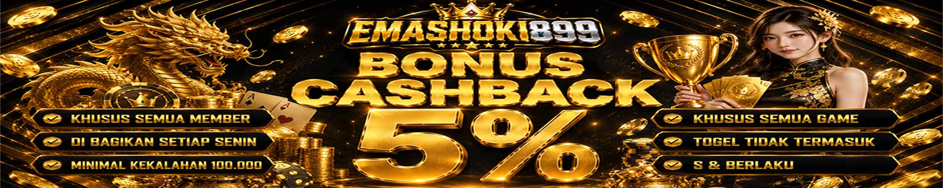 Bonus Cashback Up 5%